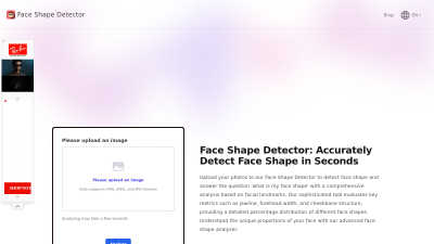 Face Shape Detector - AI Tool, SaaS, or Software for AI Assistants