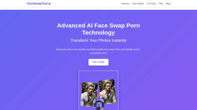 FaceSwapTool - AI Tool, SaaS, or Software for Content Creation