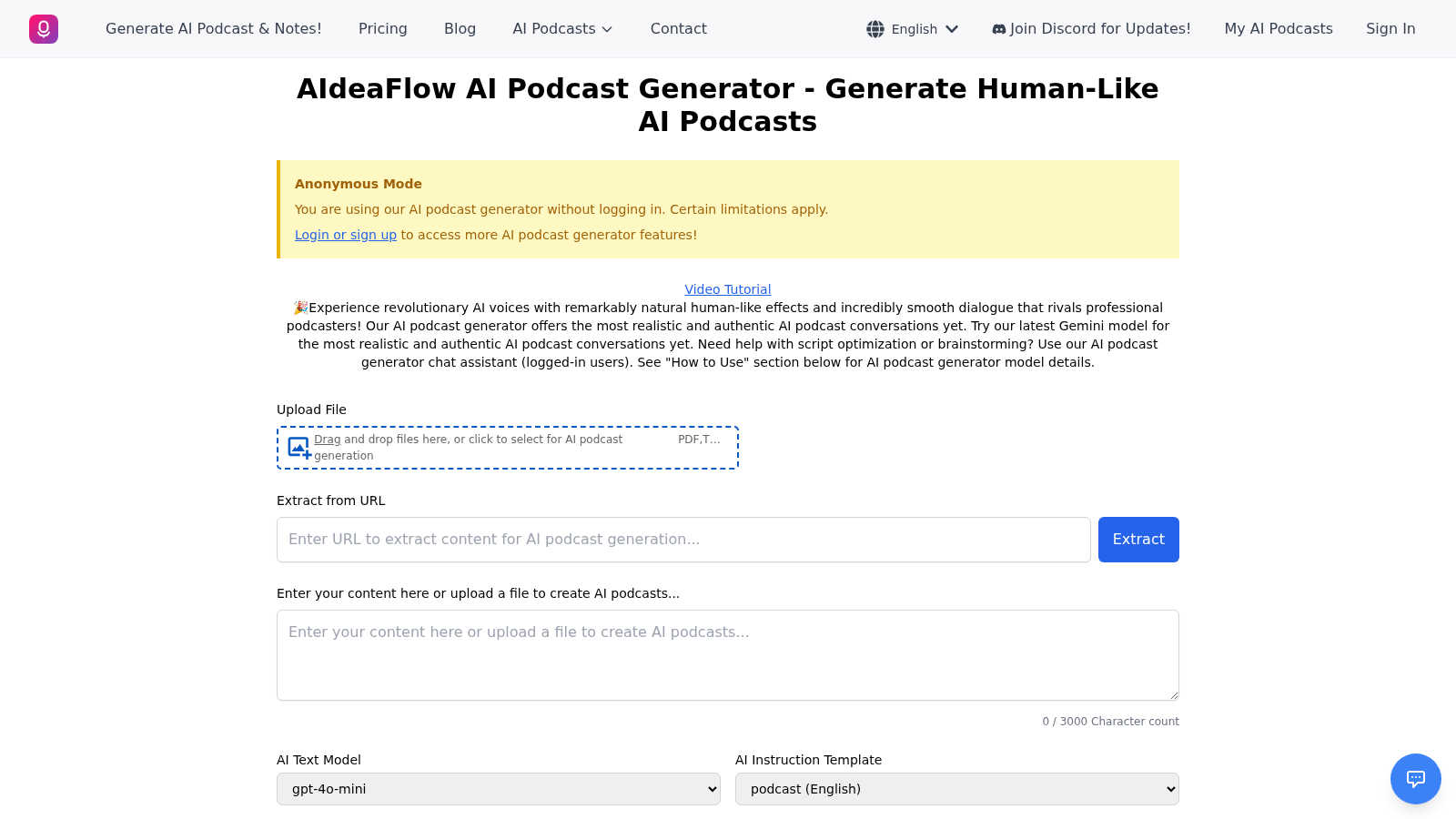 Notebooklm Podcast AI tool interface and features