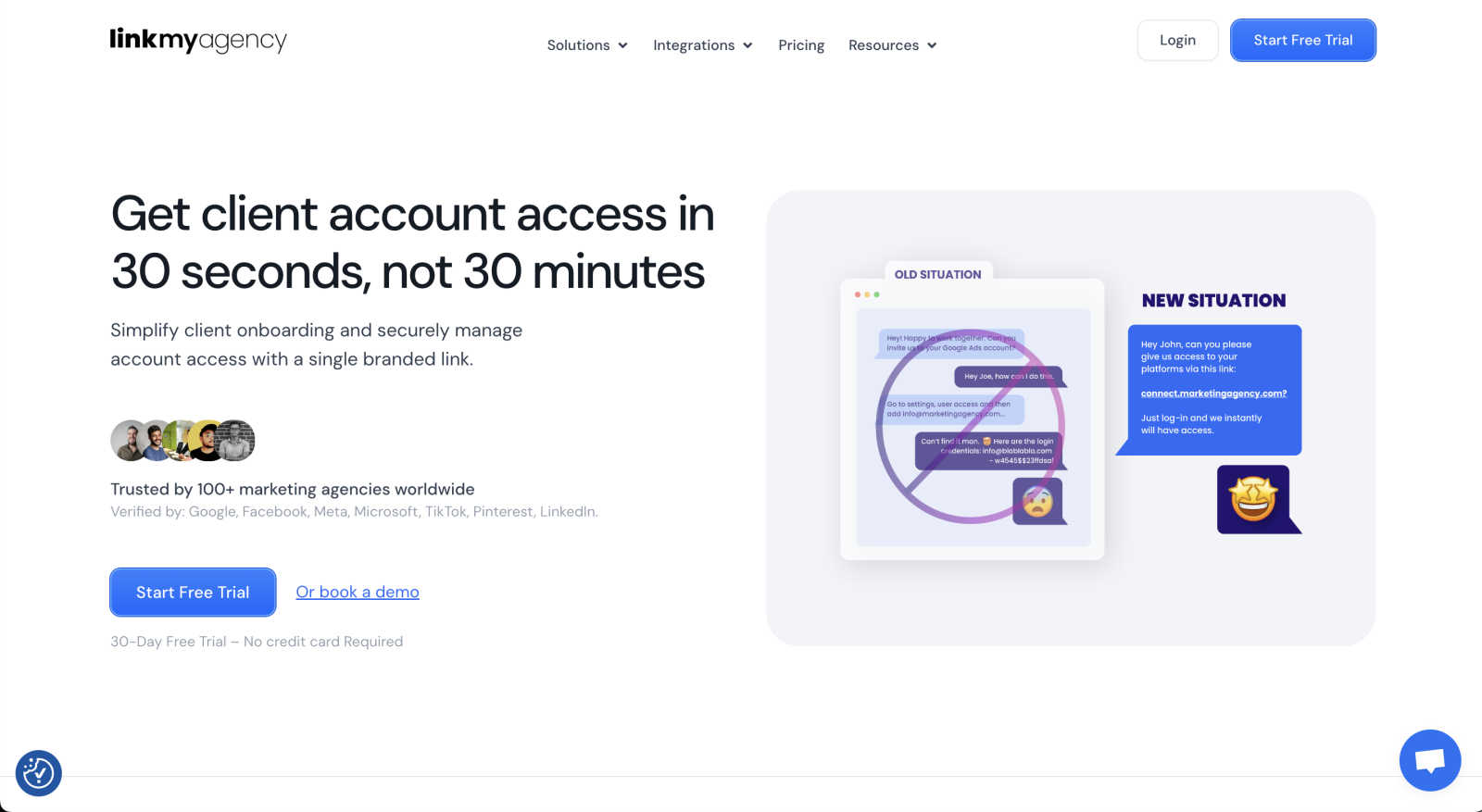 LinkMyAgency AI tool interface and features
