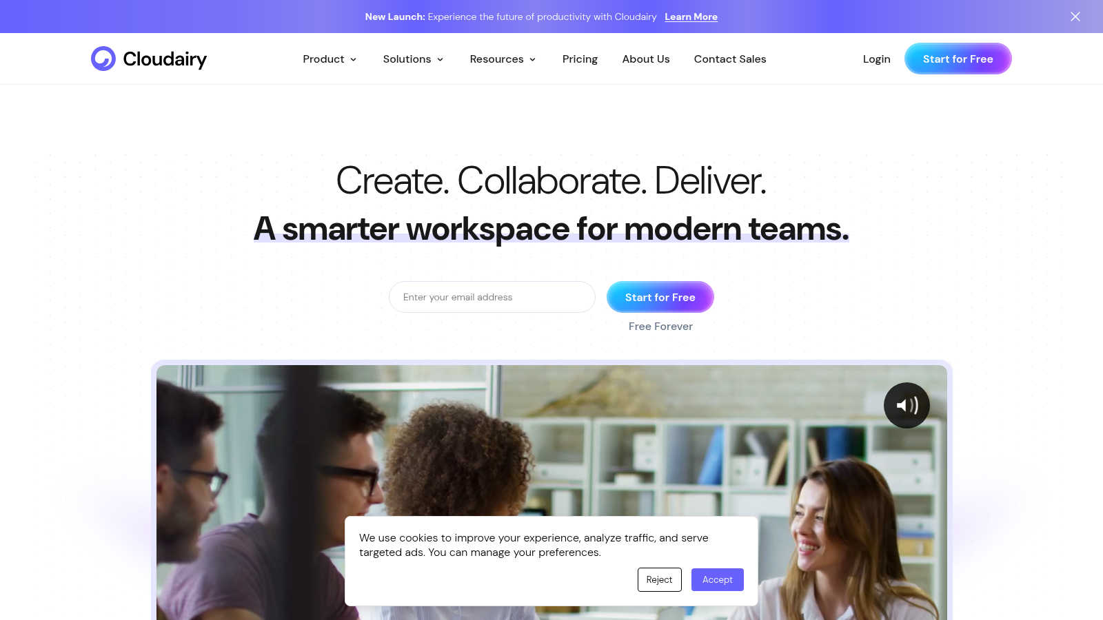 Cloudairy AI tool interface and features