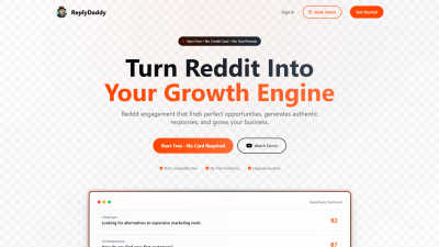 ReplyDaddy - AI Tool, SaaS, or Software for AI Assistants