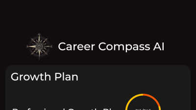 Career Compass AI - AI Tool, SaaS, or Software for Personal Development