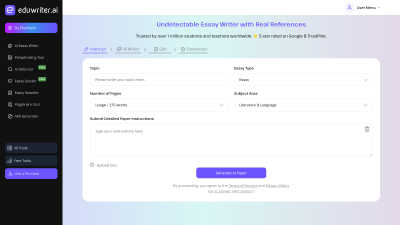 EduWriter.ai - AI Tool, SaaS, or Software for Content Creation