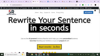 sentence rewriter - AI Tool, SaaS, or Software for AI Assistants
