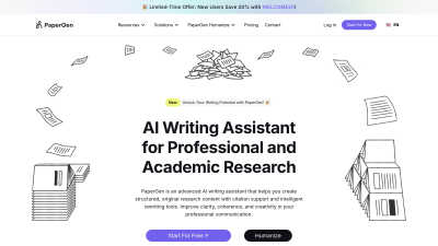 papergen - AI Tool, SaaS, or Software for Content Creation