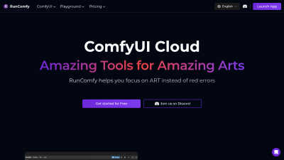 RunComfy - AI Tool, SaaS, or Software for Design Tools