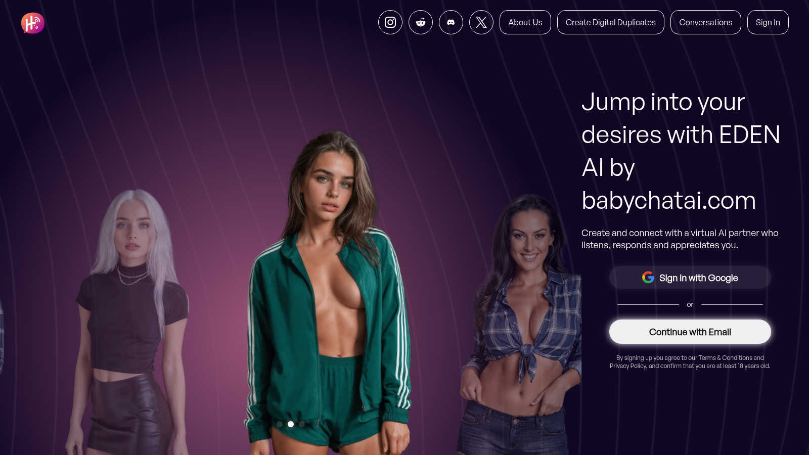 BabyChatAI AI tool interface and features