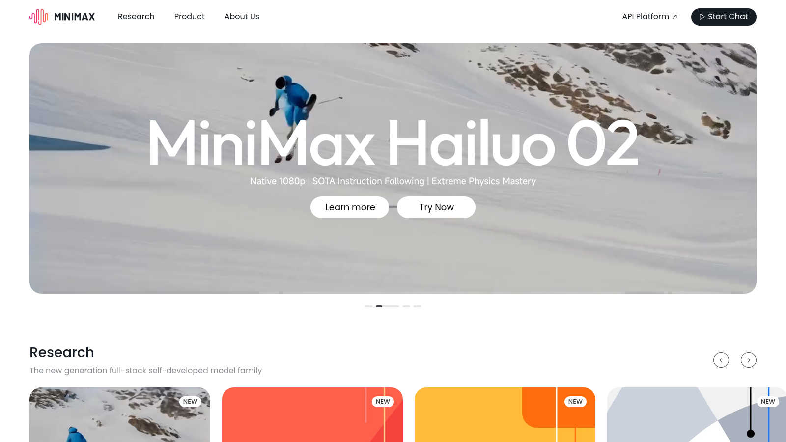 MiniMax AI AI tool interface and features