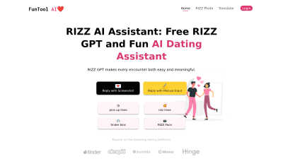 RIZZ AI - AI Tool, SaaS, or Software for AI Assistants