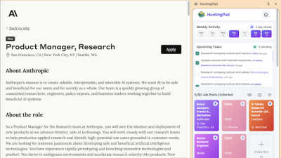 HuntingPad - AI Tool, SaaS, or Software for Productivity & Management