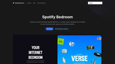 Spotify Bedroom - AI Tool, SaaS, or Software for Audio & Music
