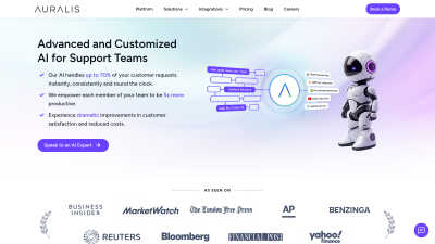 Auralis AI - AI Tool, SaaS, or Software for Business & Finance