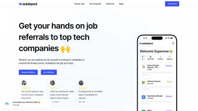 Autolayout - AI Tool, SaaS, or Software for Career & Jobs