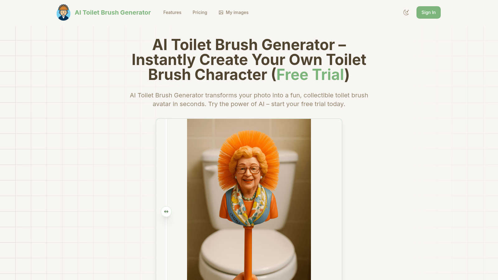 Aibrush Generator AI tool interface and features