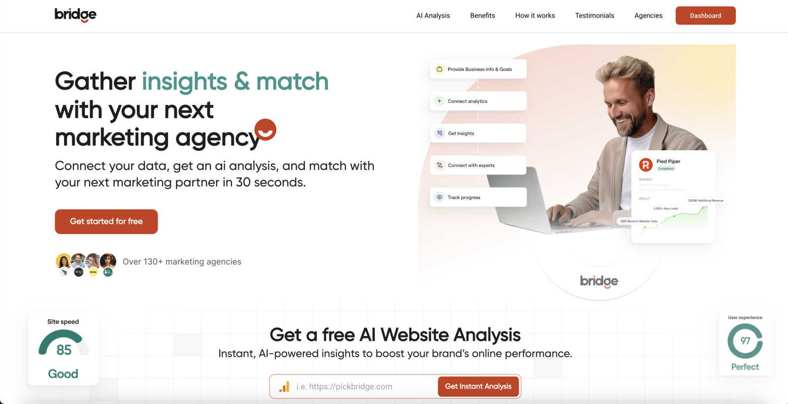 Bridge AI tool interface and features