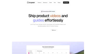 Trupeer - AI Tool, SaaS, or Software for Content Creation
