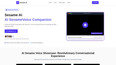 Sesame AI - AI Tool, SaaS, or Software for AI Assistants