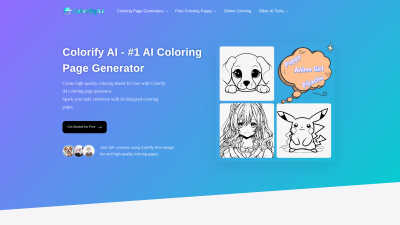 ColorifyAI - AI Tool, SaaS, or Software for Image & Photo