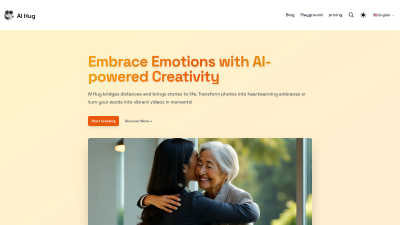 AI Hug - AI Tool, SaaS, or Software for Content Creation