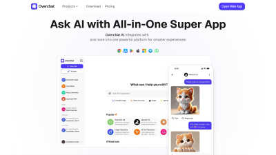 Overchat - AI Tool, SaaS, or Software for AI Assistants