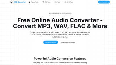 Mp3To - AI Tool, SaaS, or Software for Audio & Music