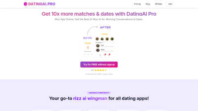 Dating AI Pro - AI Tool, SaaS, or Software for AI Assistants