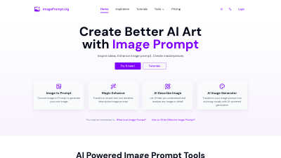 ImagePrompt.org - AI Tool, SaaS, or Software for Content Creation