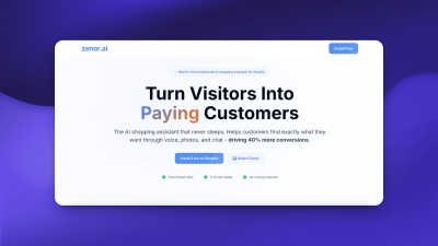 Zenor AI - AI Tool, SaaS, or Software for E-commerce