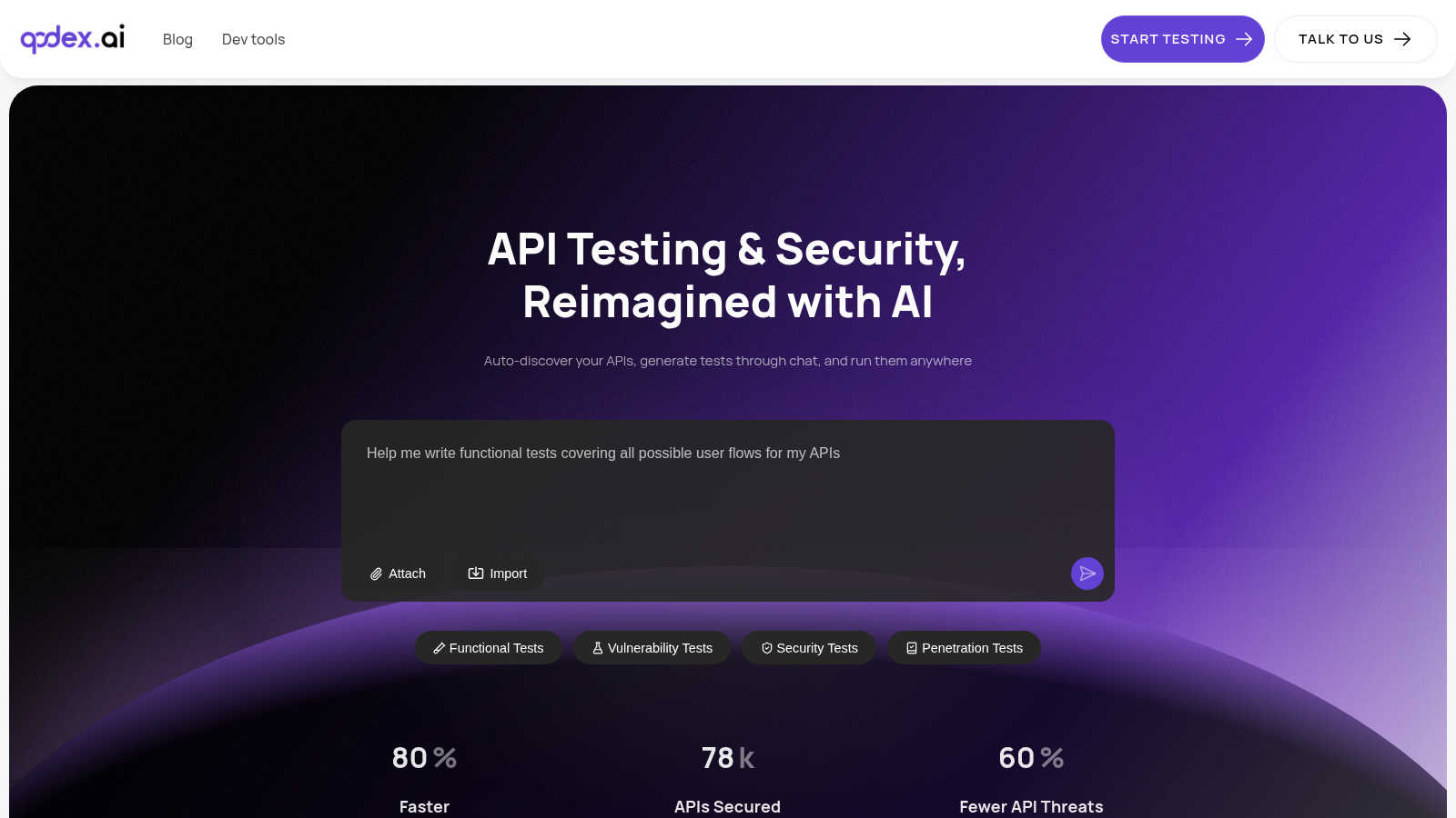 Qodex.ai AI tool interface and features