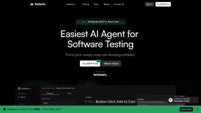 TestSprite - AI Tool, SaaS, or Software for AI Assistants