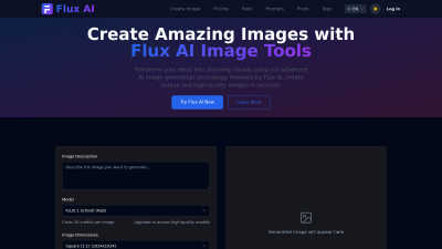 Flux.1 - AI Tool, SaaS, or Software for Content Creation