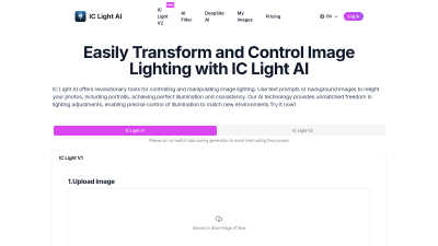 IC Light AI - AI Tool, SaaS, or Software for Image & Photo