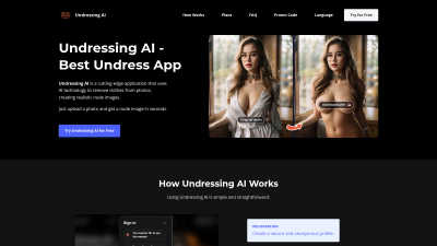 Undressing AI - AI Tool, SaaS, or Software for Content Creation