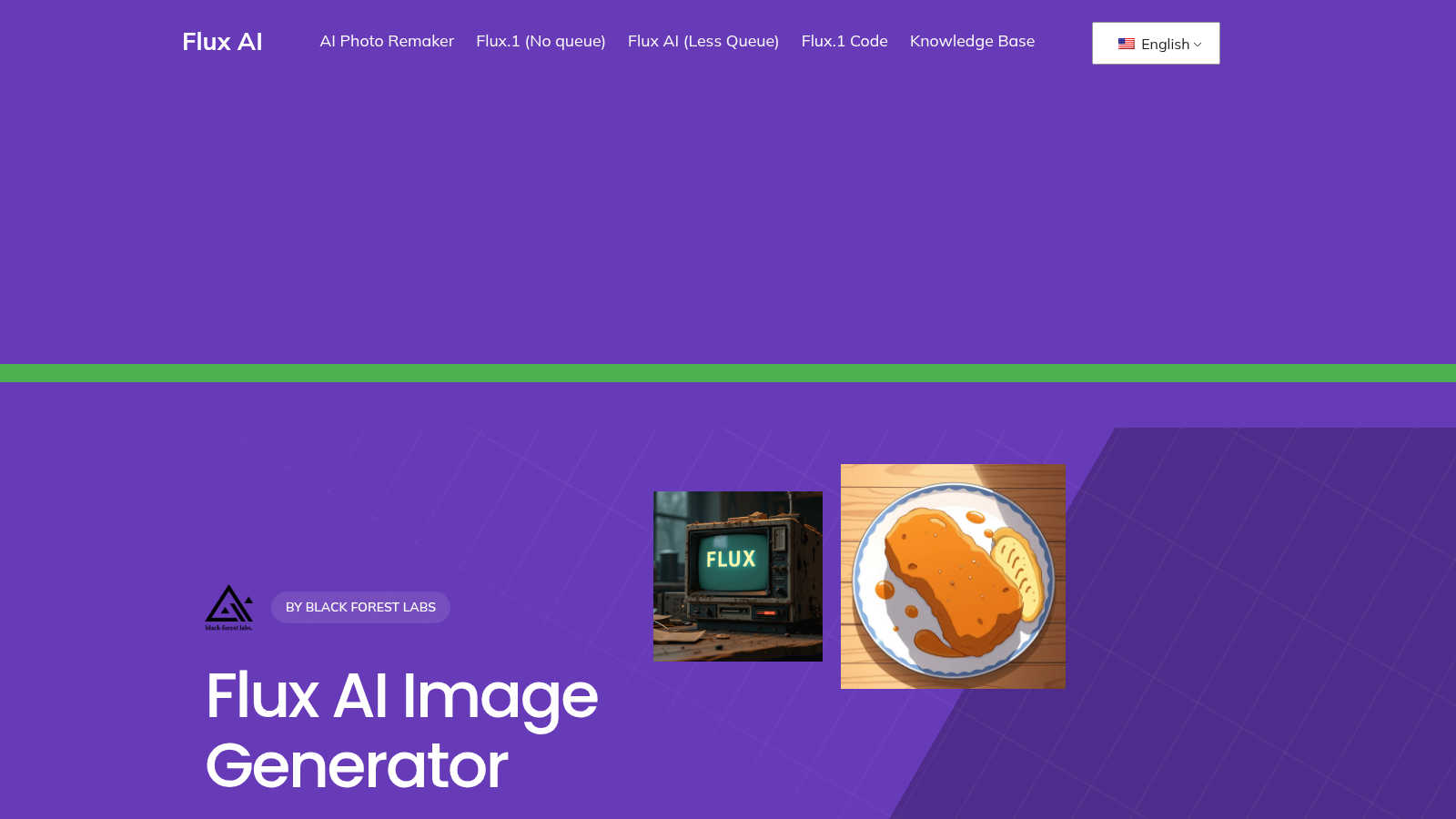 Flux AI Image Generator AI tool interface and features