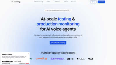 Hamming - AI Tool, SaaS, or Software for AI Assistants