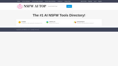NSFW AI TOP - AI Tool, SaaS, or Software for Chatbots