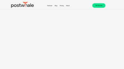 Postwhale - AI Tool, SaaS, or Software for AI Assistants