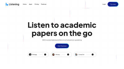 Listening.com - AI Tool, SaaS, or Software for Education & Learning