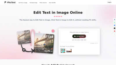 Photext - AI Tool, SaaS, or Software for Design Tools