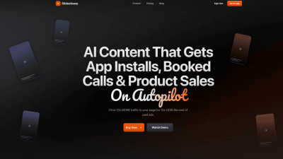 Slideshowy - AI Tool, SaaS, or Software for Marketing
