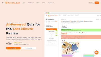 Remember Quick - AI Tool, SaaS, or Software for Education & Learning