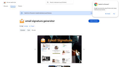 email signature generator - signmaker.io - AI Tool, SaaS, or Software for E-commerce