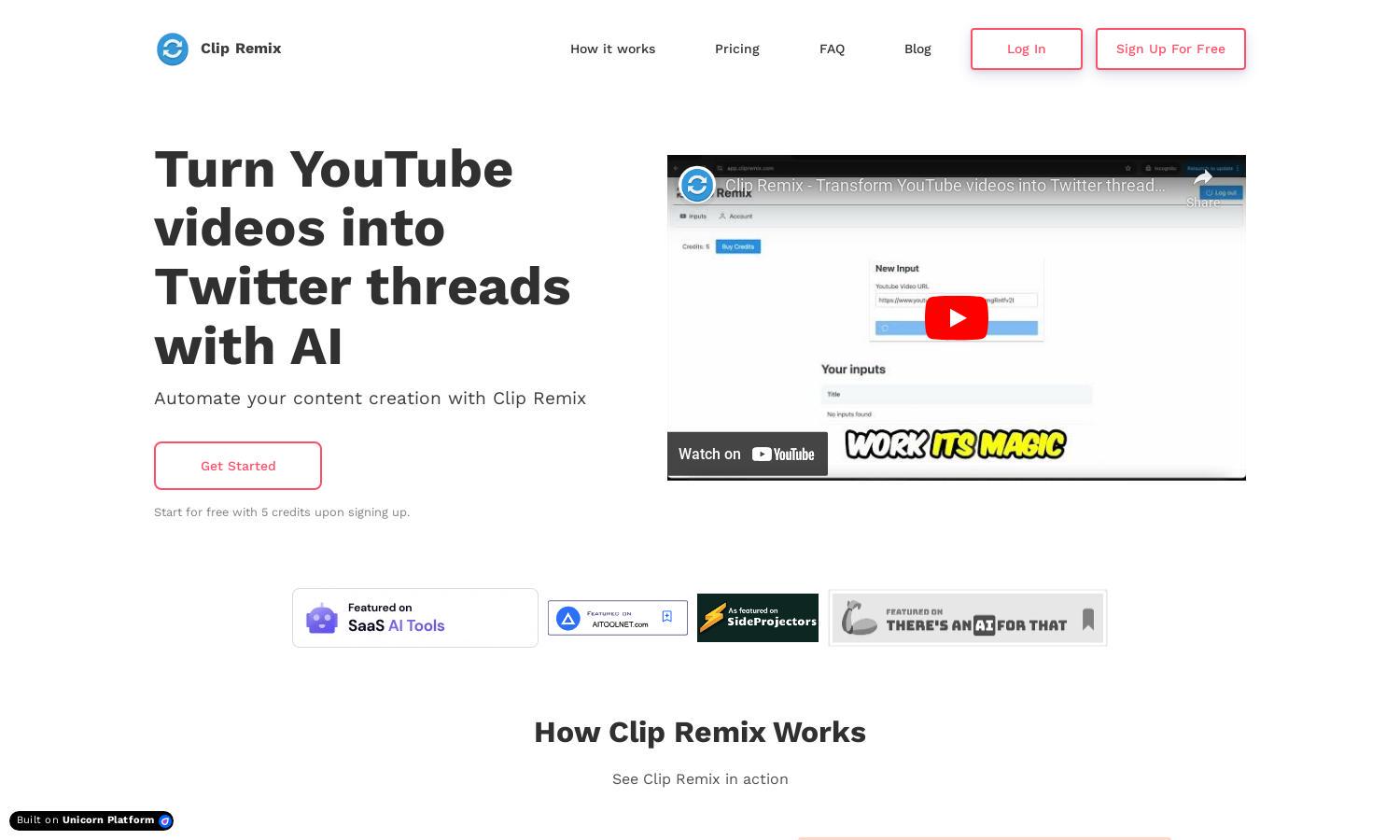 Clip Remix Website