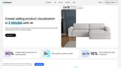 Vinteo AI - AI Tool, SaaS, or Software for Content Creation