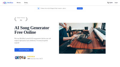 MeloHunt - AI Tool, SaaS, or Software for Audio & Music