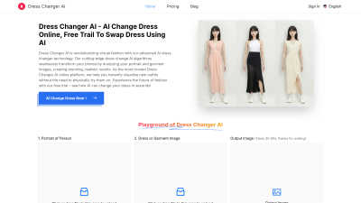 Dress Changer AI - AI Tool, SaaS, or Software for E-commerce