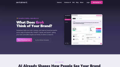 Sentaiment - AI Tool, SaaS, or Software for Marketing