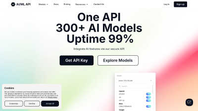 AIMLAPI.com - AI Tool, SaaS, or Software for AI Assistants