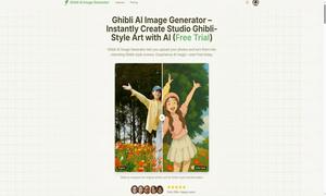 Ghibli AI Image Generator Website